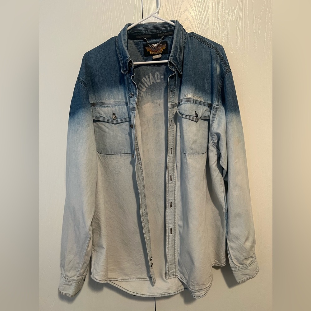 Harley Davidson denim shirt